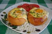 Кулинарные рецепты и фоторецепты На завтрак хлеб с маслом и омлет